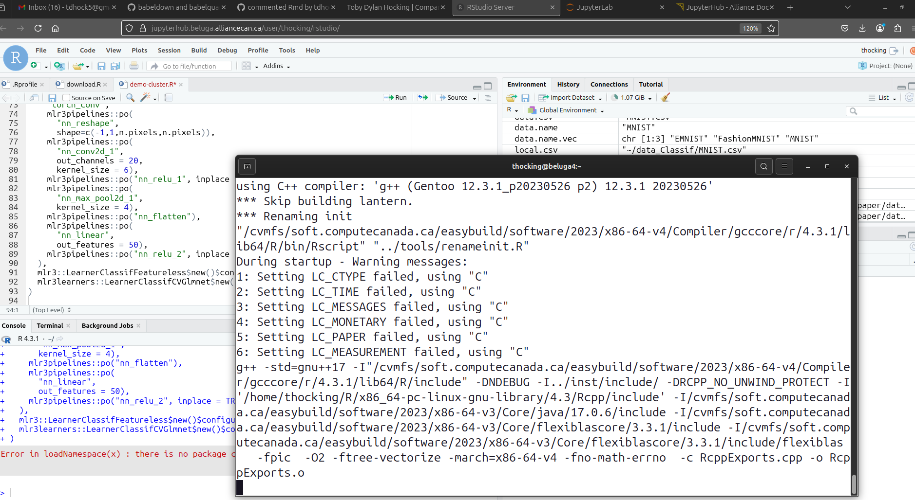 rstudio web